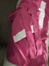 Hot pink curtains for sale  COLNE
