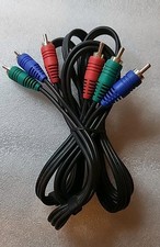 CABO DE VÍDEO COMPONENTE VINTAGE 6 PÉS 3 RCA VERMELHO VERDE AZUL RGB COAXIAL comprar usado  Enviando para Brazil
