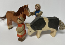 Usado, Lote de 3 brinquedos de madeira Ostheimer vaca, cavalo, Heidi (+ peça adicional para restaurar) comprar usado Usado, Lote de 3 brinquedos de madeira Ostheimer vaca, cavalo, Heidi (+ peça adicional para restaurar) comprar usado  Enviando para Brazil