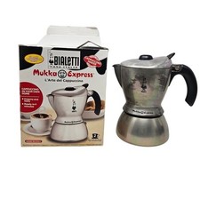 Cafeteira Bialetti Mukka Express Cappuccino fogão CD incluído italiano  comprar usado  Enviando para Brazil