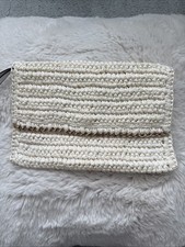 Paper straw clutch for sale  WOODFORD GREEN