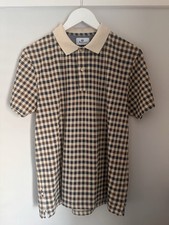 Aquascutum check polo for sale  NEWCASTLE UPON TYNE