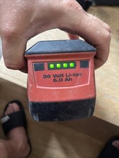 Hilti 36volt 6.0ah for sale  COLCHESTER