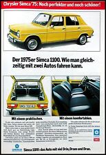 Chrysler simca 1100 gebraucht kaufen  Vechta