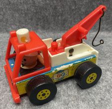 Vintage 1968 Fisher-Price Little People holownik zabawka #718 Play Family Holownik na sprzedaż  Wysyłka do Poland
