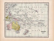 1891 antique cram for sale  North Wales