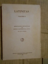 Latinitas centro studi usato  Italia