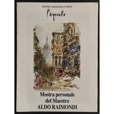 Depliant acquerello mostra usato  Alessandria