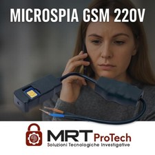 Microspia gsm 220v usato  Bari