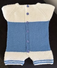 Hand knitted blue for sale  UK