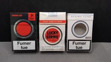 Lot paquets cigarettes d'occasion  Bourgtheroulde-Infreville