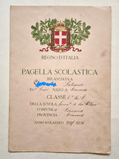 Pagella fascista regno usato  Milano