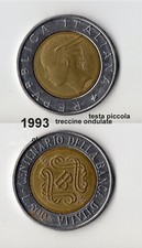 Moneta 500 lire usato  Cassina de' Pecchi