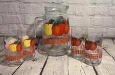 Glass pitcher glasses for sale  Glencoe