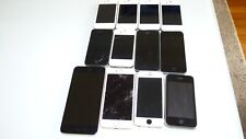Lote de 12 telefones Apple iPhone 3gs, 4s, 5s, 6s e 6s plus rachados para peças/reparos, usado comprar usado  Enviando para Brazil