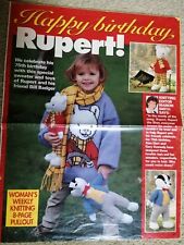 rupert bear knitting pattern for sale  SWADLINCOTE