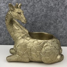 Gold tone giraffe for sale  TRURO