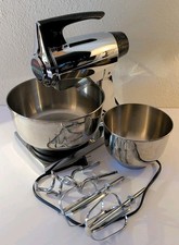 Vintage SUNBEAM Mixmaster Mixer 12 Velocidades 2 Tigelas 4 Acessórios #01925 Testado comprar usado Vintage SUNBEAM Mixmaster Mixer 12 Velocidades 2 Tigelas 4 Acessórios #01925 Testado comprar usado  Enviando para Brazil