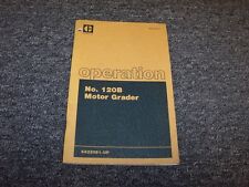 Manual do usuário do proprietário da motoniveladora de estrada CAT Caterpillar 120B, usado comprar usado  Enviando para Brazil