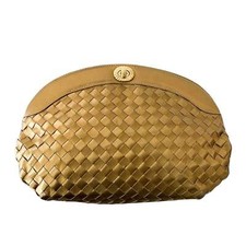 Bolsa de mão BOTTEGA VENETA Intrecciato cetim dourado, usado comprar usado  Enviando para Brazil