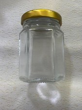 Clear hexagonal glass for sale  CAMBERLEY