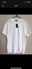 Camiseta masculina Michael Kors branca manga curta gola redonda US$ 54 comprar usado  Enviando para Brazil