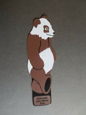 Leather bookmark panda for sale  NORWICH