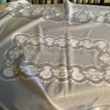 Vintage lace tablecloth for sale  ROSSENDALE