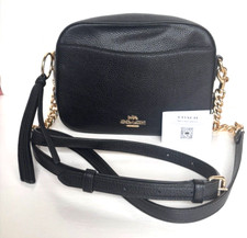Coach black pebble for sale  Chesterfield