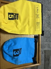 Pacote com 5 e 3 LOcean saco seco impermeável flutuante barco caiaque acampamento pesca comprar usado  Enviando para Brazil