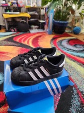 Tênis Adidas Superstar infantil pequeno Ortholite Core preto-branco EF5396 tamanho 9C, usado comprar usado Tênis Adidas Superstar infantil pequeno Ortholite Core preto-branco EF5396 tamanho 9C, usado comprar usado  Enviando para Brazil