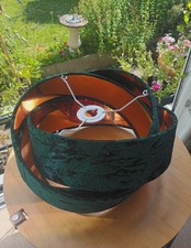 Green crushed velvet for sale  DEREHAM