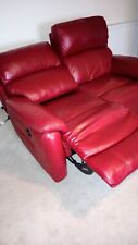 Two seater leather for sale  MARKET HARBOROUGH