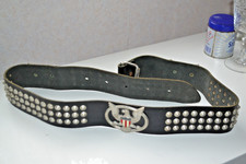 Heavy leather studded for sale  HALSTEAD