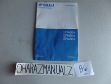 Yamaha ef2600a 4600a for sale  Westville