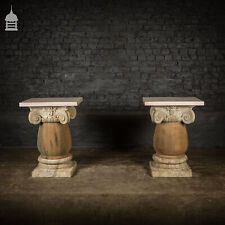 Marble capitals pair for sale  NORWICH