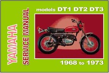 Usado, Manual de oficina YAMAHA DT1 DT1F DT2 DT3 DT250 1971 1972 & 1973 serviço e reparo comprar usado  Enviando para Brazil