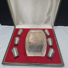 Silver liqueur tray d'occasion  Expédié en Belgium