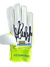Guanto portiere autografato usato  Roma