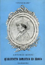 Monti antonio. quarantotto usato  Firenze