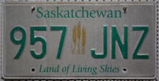 Kanada nummernschild saskatche gebraucht kaufen  Euskirchen