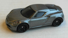 Matchbox Alfa Romeo 4C szary metallic samochód sportowy MBX Mattel Auto Car grey gris na sprzedaż  Wysyłka do Poland