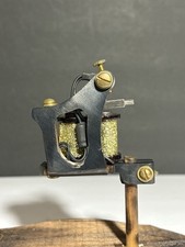 Máquina de tatuaje bobina de revestimiento estilo Jensen de hierro de la vieja escuela no caballo de batalla, bobinado segunda mano  Embacar hacia Mexico