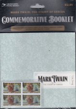 Mark Twain: Stamp of Genius livreto de 40 páginas e 4 selos para sempre 2011 Scott #4545 comprar usado  Enviando para Brazil