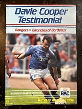 Davie cooper testimonial for sale  ABERDEEN