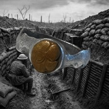 Anello trench art usato  Valgreghentino