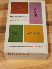 Singer monogrammer 171256 for sale  Manville