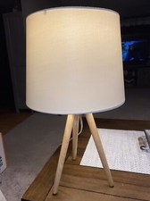 Abajur de mesa tripé Morden abajur de mesa de madeira abajur de cabeceira para quarto comprar usado  Enviando para Brazil