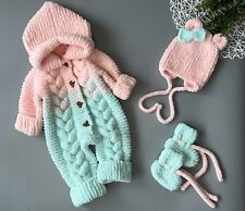 Baby handgestrickte set gebraucht kaufen  Deichhorst
