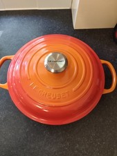 Creuset volcanic orange for sale  LEEDS